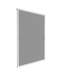 Tectake mosquitera aluminio, red fibra, recortable, blanco