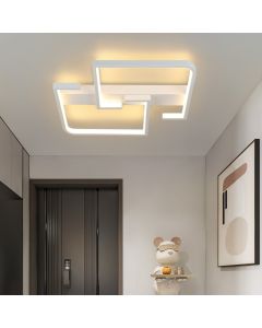 Nettlife lámpara  LED moderna de 19 w, 30 cm, lámpara blanca cálida,