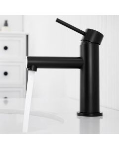 Cecipa mezclador de lavabo grifo de baño negro grifo de lavabo de acero ino