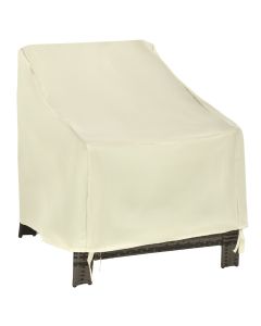 Funda protectora para silla 68x87x77 cm tela oxford color beige Outsunny