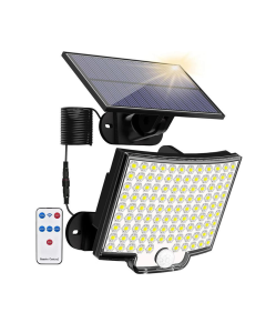 Aplique solar exterior 20w 800 lumenes con sensor con mando 1800mah