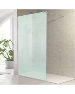 Panel fijo de ducha fresh plata brillo - 118.5/120 cm