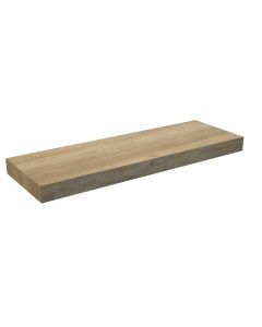 Encimera baño suspendida 120cm x 46cm fondo 46cm roble natural