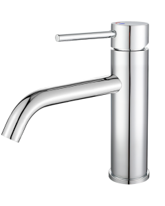 Valaz grifo de lavabo cromado con apertura en agua fría monomando redondo