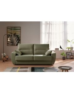 Sofa cama italiano monaco 3 plazas verde