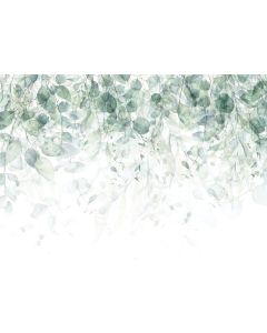 Papel pintado pared hojas verde 400x280 fotomurales xxl dormitorio
