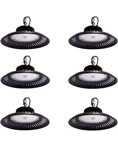 Pack 6x campana LED ufo 200w 6000k  serie eco