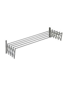 *tendedero  extensible 120 cm aluminio wurko