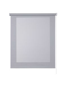 Estor screen, estor enrollable con tejido técnico gris, 80 x 250cm