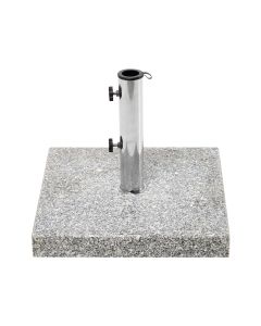 Base para sombrilla cerzeto cuadrada gris 30 kg