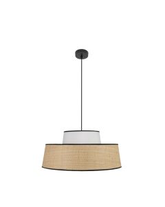 CoLGante jia 1xE27 natural/blanco regx50x50 cm