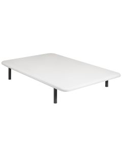 Base tapizada 150x200 indie blanca 26cm + 4 patas y montaje incluido