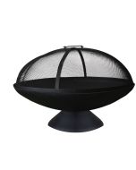 Brasero de hierro fundido con campana "junto" - ø 58 x 38 cm - negro