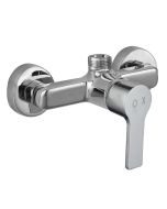 Kibath grifo columna ducha monomando pin acabado cromo brillo de latón