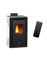 Estufa de pellets de aire anita 9,4 kw sannover blanco