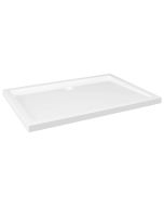 vidaXL plato de ducha rectangular abs 80x110 cm