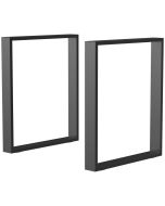 Patas para mesa 60x8x72 cm acero Homcom, hogar - muebles de comedor