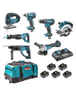 Pack 7 máquinas Makita 18v ddf482 dtd152 dga504 dss610 dhr202