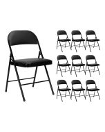 Pack 10 sillas plegables acolchadas Thinia Home