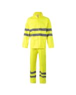 Traje lluvia av m amarillo flúor
