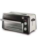 Tefal toast n grill tostadora y minihorno, acero inoxidable, 6 niveles de t