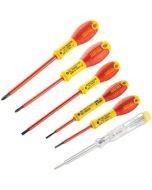 Juego de 6 destornilladores - stanley fatmax - 0-65-441 - aislados 1000v -