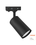 Foco LED blanco orientable 10w emmen, carril monofásico, luz fría 57k
