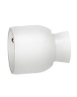 Enchufe eléctrico hembra - 2 fases + tierra - salida derecha - blanco