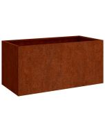 vidaXL jardinera de acero corten 62x40x39 cm