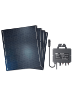 Kit Solar Enchufable City 800 W con 4 paneles flexibles 210 Wp