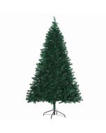 Árbol de navidad ø102x180 cm PVC, soporte de acero color verde Homcom