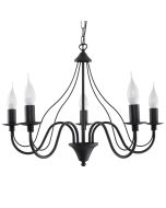 Candelabro minerva negro acero 60x80x60cm