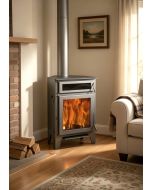 Estufa de leña de rincón  R5 Horno Max - 11 kw / Alto rendimiento 85%