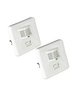 Pack 2 interruptores sensor infrarrojo de movimiento y sensor crepuscular