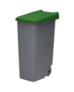 110 l - tapa cerrada | verde | contenedor de basura denox  65, 85 y 110 -
