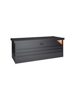 Arcón metálico jardín 716 l - 165x70x62cm – llave incluida - tapa abatible