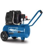 Compresor de aire silencioso horizontal scheppach hc25si de dos cilindros -