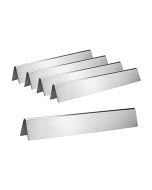 Lote de 5 barras weber flavorizer 62,23x6x6 cm de acero inoxidable para bar