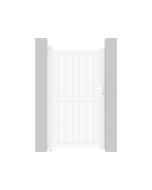 Puerta jardin aluminio  "lola" -  101.2 x 180.9 cm - blanco