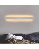 Nettlife aplique LED interior 60cm blanco lámpara pared moderna 20w cálida
