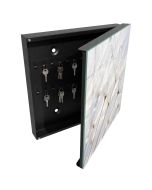 Guardallaves decorativo 30x30x5, apertura derecha tulup