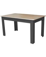 Dupi mesa comedor AITANA (negro/taupe, 110x70)