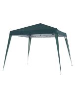 Carpa plegable 240x240x250 cm tela oxford, acero color verde Outsunny