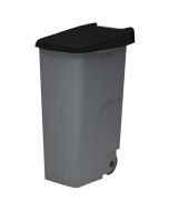 85 l - tapa cerrada | negro | contenedor de basura denox  65, 85 y 110 - d