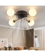 Nettlife ventilador de techo con luz g9 multicolor 50x50