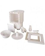 Kit skimmer para piscinas de acero gre - blanco