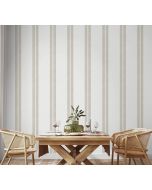 Papel pintado tnt autoadhesivo rayas doble beige 53x300 cm