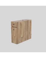 Mueble bajo de madera "calencia" - 20 x 60 x 55 cm - marrón