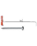Taco duotec con tornillo - 12 mm