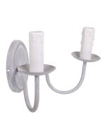 Aplique de pared gris 32x18x19